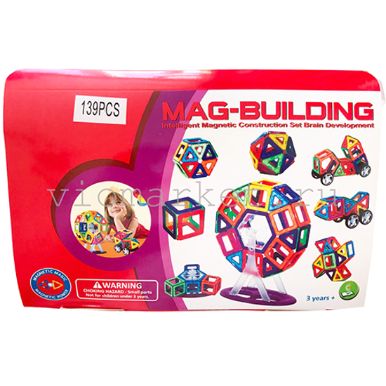 Imagen de Juego 139 piezas magnéticas