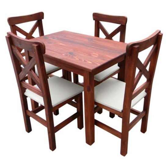 Imagen de Juego de Comedor Mesa + 4 Sillas Canela 28579