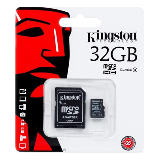 Imagen de Tarjeta Micro SD 32 GB Clase 10 Kingston