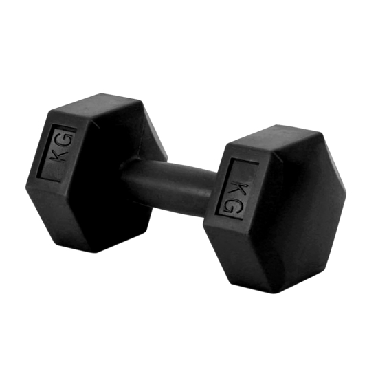 Imagen de Mancuerna Hexagonal Maciza Recubierta 10 Kg