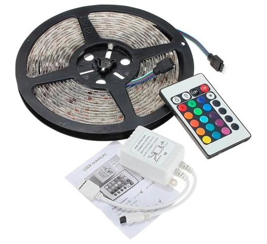 Imagen de Tira Led Colores RGB 4 Mts + Control