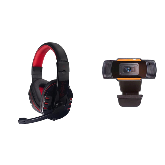 Imagen de Cámara WEB 720p + Auricular con Micrófono para PC