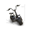 Imagen de Moto Scooter Eléctrica Chopera s/Amortiguación 1000W