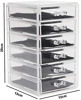 Imagen de Organizador Acrílico Multifunción Maquillaje Oficina 6 Cajones