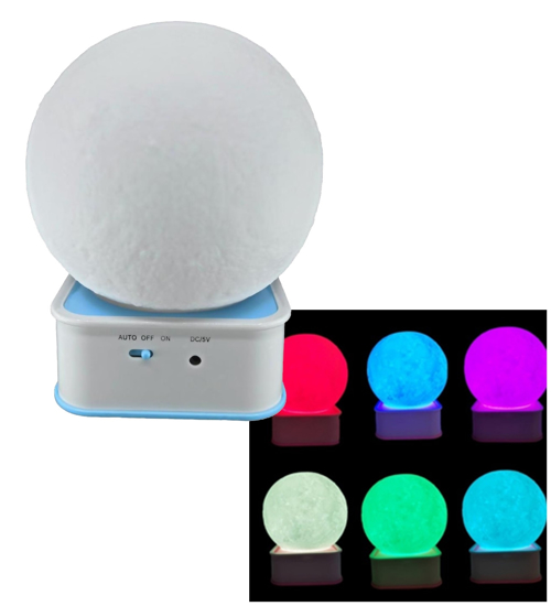 Imagen de Lampara Táctil de Goma Multicolor Luna 122111