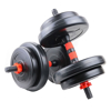 Imagen de Banco Plano + Banco Abs + 2 Mancuernas 20kg