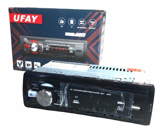 Imagen de Radio Auto Bluetooth, SD, USB, Aux 6817