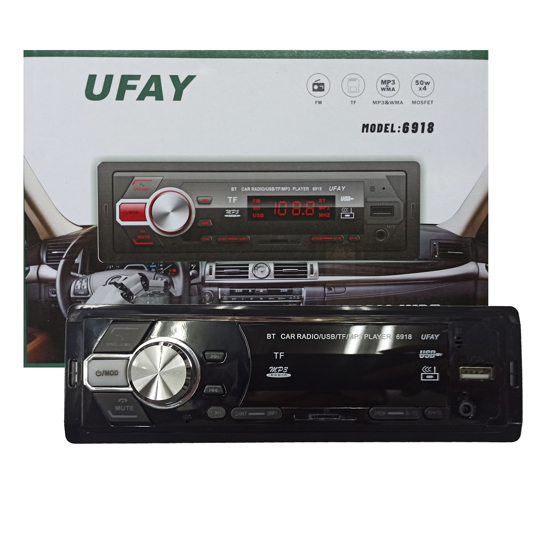 Imagen de Radio Auto Bluetooth, SD, USB, Aux 6818