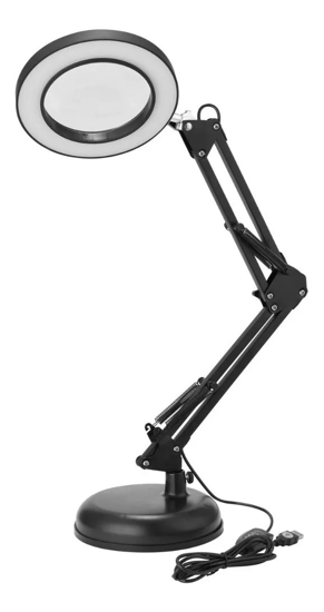 Imagen de Aro de Luz LED con Lupa de Escritorio Color Blanco