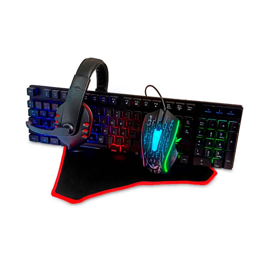 Imagen de Kit Gamer 4 en 1 Luces RGB