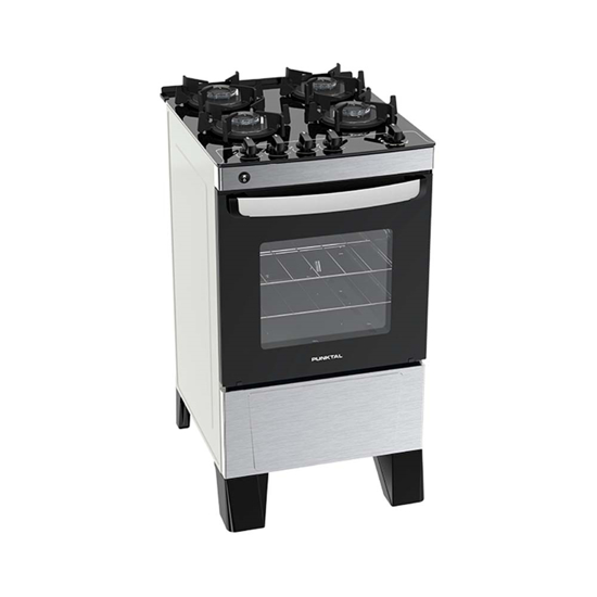 Imagen de Cocina Punktal 4 Hornallas Pk-gl44 Inox Gas