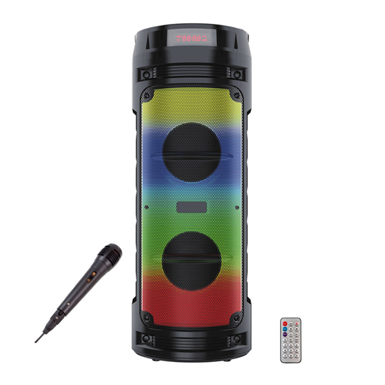Imagen de Parlante Bluetooth Multimedia Luces RGB con Micrófono y control ZQS6210W