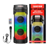 Imagen de Parlante Bluetooth Multimedia Luces RGB con Micrófono y control ZQS6210W