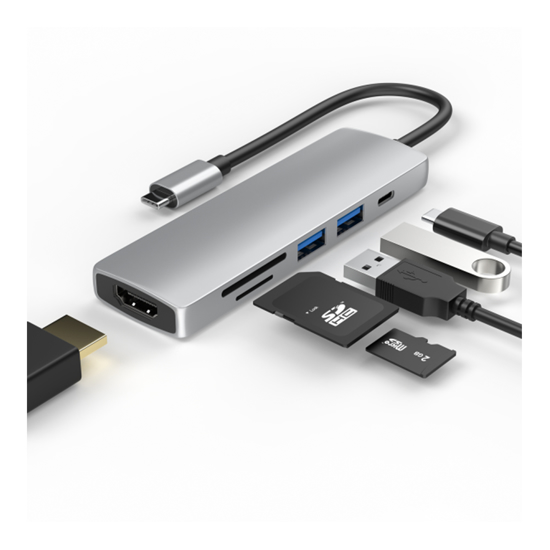 Imagen de HUB - USB C 6 en 1