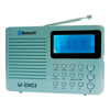 Imagen de Radio Portátil AM/FM Digital Bluetooth Reloj Alarma SP-21BT U-Digi