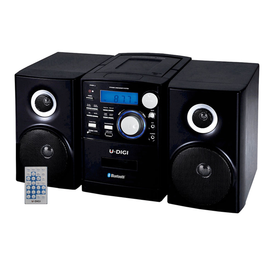 Imagen de Minicomponente U-Digi AM/FM Bluetooth CD USB CD-92BT
