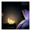 Imagen de Luz Veladora y Parlante BT Luna con Conejo Goma Touch RGB