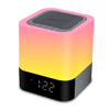 Imagen de Parlante Reloj Despertador Bluetooth Veladora RGB Recargable GT-1412
