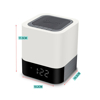 Imagen de Parlante Reloj Despertador Bluetooth Veladora RGB Recargable GT-1412