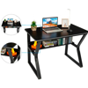 Imagen de Escritorio Mesa Gamer 100x50x75 cm Metal y Madera