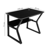 Imagen de Escritorio Mesa Gamer 100x50x75 cm Metal y Madera