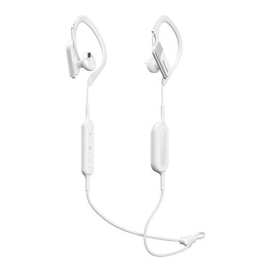 Imagen de Auriculares Panasonic Deportivos Bluetooth RP-BTS10 Blanco