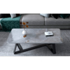 Imagen de Mesa Ratona Nórdica Imitación Mármol Gris 100x50x46cm