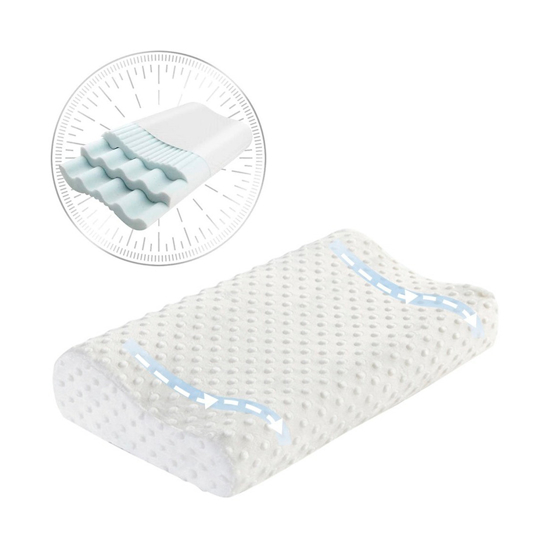 Imagen de Almohada Espuma Memoria Cervical Viscoelastica 50x30 cm