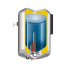 Imagen de Calefón Pacific PAU-050L 50 litros Acero