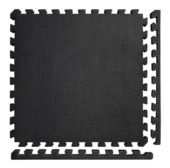 Imagen de Piso de Goma 60x60cm 4 Unidades Gris MB32GR