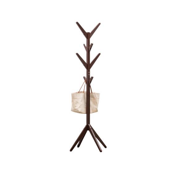 Imagen de Perchero Madera de Pie 175x45cm Color Café