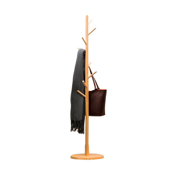 Imagen de Perchero Madera de Pie 165x35cm Color Claro