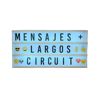 Imagen de Cartel Luminoso Led Letras Numeros Simbolos 36x18cm