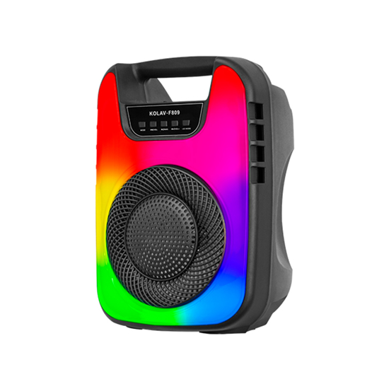 Imagen de Parlante Kolav Bluetooth F809 8 Pulgadas Luces RGB