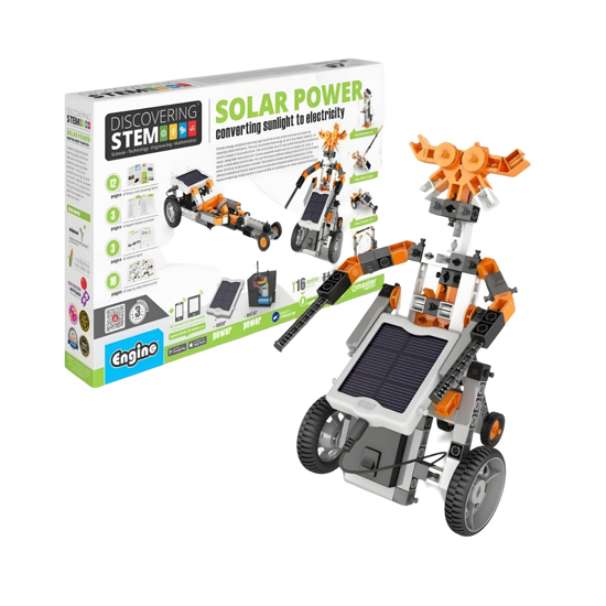 Imagen de Juego de armar Engino Stem30. Energía Solar. 16 Modelos Posibles