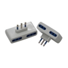Imagen de Adaptador un 3 en linea a 4 Tomas 3 en Linea