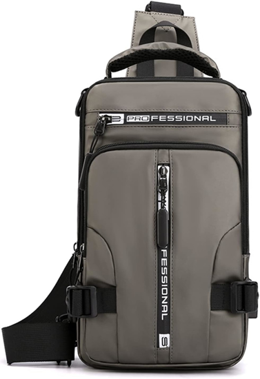 Imagen de Mochila Impermeable Bolso Cruzado Morral Puerto USB Staye