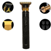 Imagen de Corta Barba T9 recargable USB 4 Peines Negra Vintage