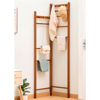 Imagen de Perchero Esquinero de Madera Bambú 45x170 cm Caoba