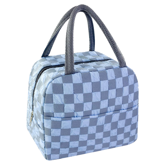Imagen de Lunchera Almuerzo Unisex Aislante Diseño Ajedrez 6.5L