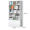 Imagen de Estantería Biblioteca 6 Niveles Blanca 178x80 cm
