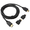 Imagen de Cable HDMI 3 en 1 (microHDMI, miniHDMI)