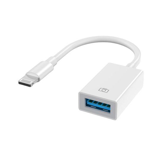 Imagen de Adaptador OTG Lightning a USB para iPhone e iPad