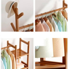 Imagen de Perchero Bambu de Pie 100x30x158cm 7 Estantes Claro