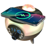 Imagen de Parlante Bluetooth con Lámpara RGB, Cargador inalámbrico y Reloj