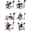 Imagen de Banco Multifunción Pecho, Cuadriceps & Biceps 315-10