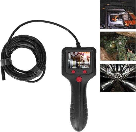 Imagen de Cámara Inspección Endoscopia 5m con Pantalla Recargable IP67