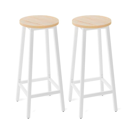 Imagen de Set 2 Taburetes Butacas Altas para Barra 70x30 cm