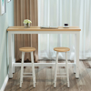 Imagen de Juego Barra + x2 Taburetes Blanco con Natural