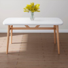 Imagen de Juego de Comedor Nórdico Mesa + 4 Sillas Madera Natural/Blanco